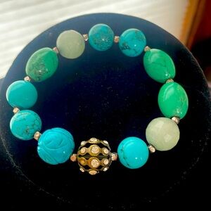 Turquoise stretchy bracelet